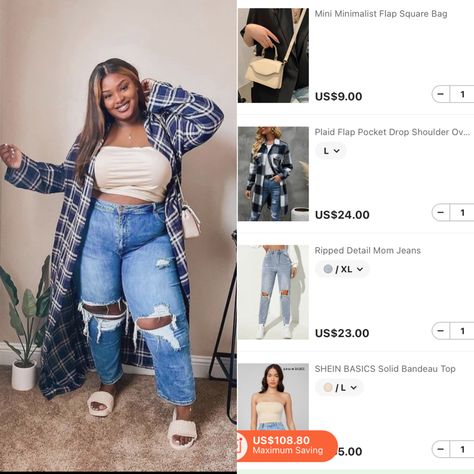 Shein Outfits Plus Size Winter, Shein Outfit Inspo Plus Size, Shein Plus Size Outfits Fall, Shein Recreation Outfits Plus Size, Shein Fall Outfit Ideas Plus Size, Shein Plus Outfits, Plus Shein Outfit Ideas, Shien Clothes Outfits Plus Size, Shein Streetwear Outfits Plus Size