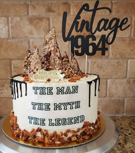 Birthday Cakes For 55 Year Old Men, Male 50th Birthday Cake Ideas, Men's 50th Birthday Cake, 40 Bday Cake Men, Male 60th Birthday Cake, Manly Cakes Birthday For Men, Decorated Cakes For Men, Adult Male Birthday Cake, 65th Birthday Cakes For Men