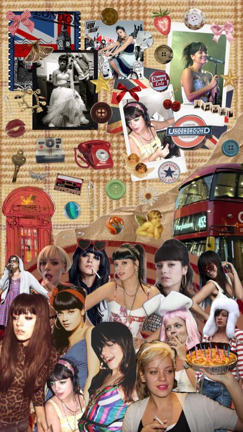 #lilyallen #2000s #london Lily Allen 2000s, Bunny Heart, Lily Allen, Cherry Cola, London Underground, Drawing Reference, Lily, Wallpapers, London