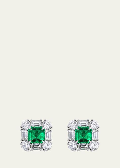 Find BAYCO Emerald And Diamond Stud Earrings on Editorialist. Bayco stud earrings Platinum Colombian emerald-cut emeralds Round and baguette-cut diamonds Total diamond carat weight: 2.19 Total emerald carat weight: 2.19 For pierced ears Made in USA from imported materials Earrings Platinum, Daisy Studs, Floral Studs, Halo Earrings Studs, Baguette Cut Diamond, Diamond Stud Earrings, Diamond Carat, Diamond Stud, Baguette Cut