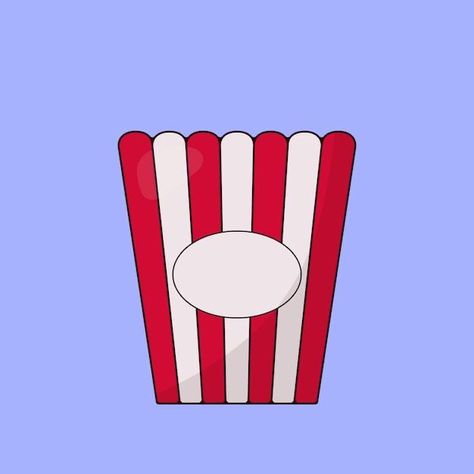 Popcorn Bucket Template, Popcorn Bucket Drawing, How To Draw Popcorn, Popcorn Icon, Popcorn Vector, Popcorn Drawing, Popcorn Box Printable, Popcorn Crafts, Movie Vector