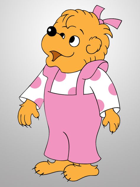 sister berenstain bear Berenstain Bears Party, Bernstein Bear, Panda Day, Sister Bear, Children's Book Characters, Teddy Bear Day, Book Character Costumes, Sweet Drawings, Best Cartoons Ever