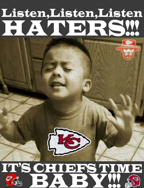 It's chiefs Time Baby!!!!! Chiefs Memes, Kansas City Chiefs Craft, Kansas City Chiefs Funny, Chiefs Wallpaper, Kansas City Chiefs Apparel, Chief Clothes, Kc Chiefs Football, Kansas Chiefs, Kansas City Chiefs Shirts