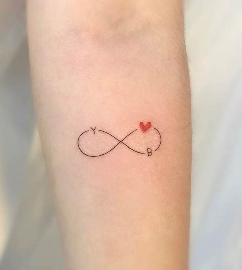 Rd Tattoo Letter, Infinity Initial Tattoo Ideas, Infinity And Initial Tattoo, A And S Tattoo Letter Design, Initial Couple Tattoos, Initial Tattoo For Couples, Initials Hand Tattoo, Tattoo With The Letter A, Heart Tattoo With Initials Letters