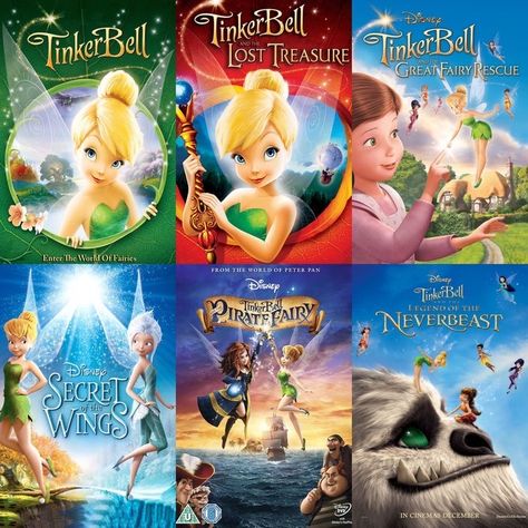 Tinker Bell And The Lost Treasure, Tinkerbell And The Great Fairy Rescue, Tinker Bell Secret Of The Wings, Tinkerbell And The Legend Of Neverbeast, Tinker Bell Pirate Fairy, Tinkerbell Secret Of The Wings, Tinker Bell Movie, Tinker Bell And Friends, Tinker Bell And The Pirate Fairy