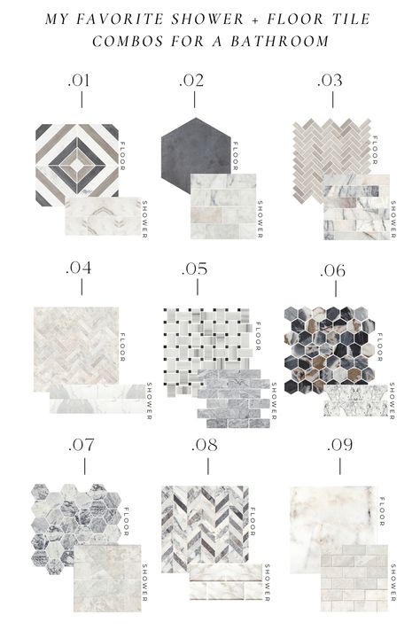 Floor Tile Combination Ideas, Bathroom Flooring And Shower Tile, Small Bathroom Tiles Color Combination, Master Bath Tiles Ideas, Comtempary Bathroom Interior, Grey Tile Combinations Bathroom, Tile Ideas For Showers, Shower Tile Combinations Floor, Bathroom Tiles Design Combination