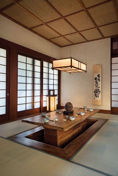 Zen Interior Design Living Room, Asian Zen Interior Design, Japanese Zen Interior, Tea Room Interior, Japan Interior Design, Interior Design Japanese, Zen Interior Design, Tea Room Design, Zen Room Decor