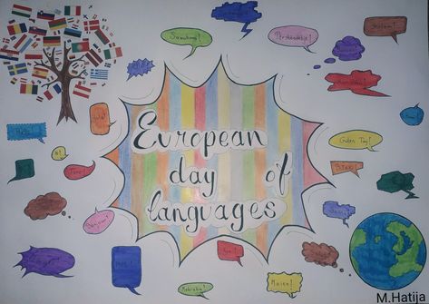 EU. European Language Day Projects, European Day Of Languages Ideas Project, European Day Of Languages Project, European Day Of Languages Poster, European Day Of Languages, Art Class Posters, Healthy Food Activities, Funny Picture Gallery, Europe Language