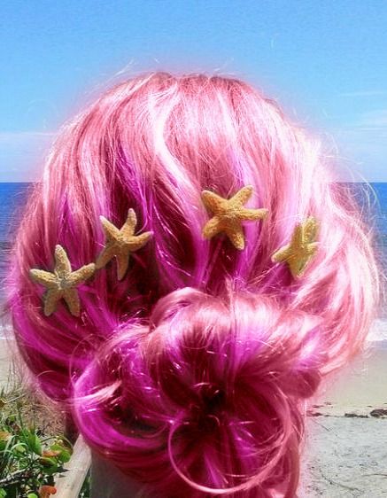 Short Hair Mermaid, Pink Hair Mermaid, Mermaid Hair Extensions, Mermaid Pink, Pink Mermaid, Hair Color Pink, Pastel Hair, Creative Hairstyles, Mermaid Hair