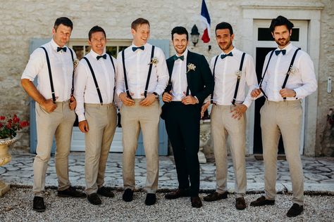 Black Suspenders Groomsmen, Sage Wedding Groomsmen, Groomsmen Attire Suspenders, Casual Groomsmen Attire, Groomsmen Attire Beach Wedding, Groom Suit Black, Groomsmen Suspenders, Wedding Groomsmen Attire, Rime Arodaky