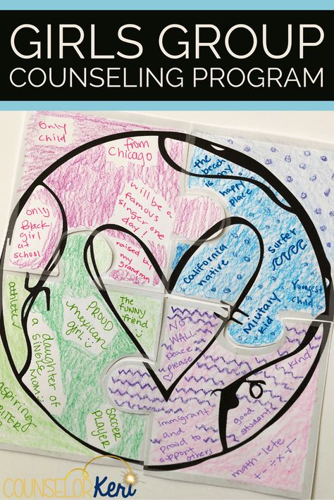 Starting a girls counseling group? You don't want to miss these 4 tips that will help you make sure your girls group is a success! If you're running a small group counseling program with girls, this will help you get engagement, buy-in, and ownership with your students for a successful school counseling small group with girls! Girl Relationships, Empowerment Activities, Counselor Keri, Group Counseling Activities, Group Therapy Activities, Showing Compassion, School Counseling Activities, Elementary School Counselor, Middle School Counseling