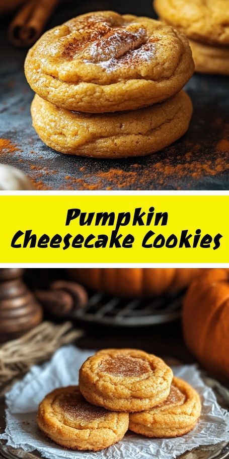 Yummy Pumpkin Cheesecake Cookies with Maple Glaze Pecan Pie Cookies Recipe, Moldy Bread, Frosted Pumpkin Cookies, Pumpkin Cheesecake Cookies, Pumpkin Cookies Healthy, Pecan Pie Cookies, Thanksgiving Baking, Pumpkin Cookie Recipe, Pumpkin Pecan Pie