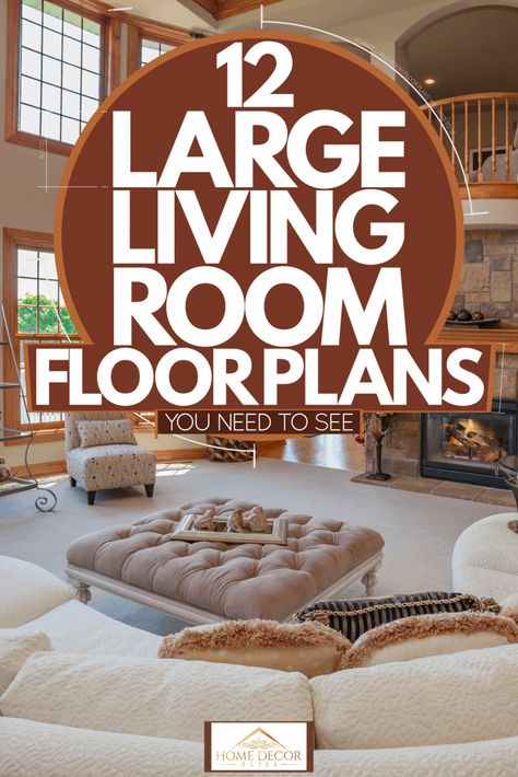 Living Room Furniture Arrangement Ideas, Styles Living Room, Great Room Layout, Large Living Room Furniture, Living Room Furniture Inspiration, Large Living Room Layout, Family Friendly Living Room, Family Room Layout, Living Room Floor Plans