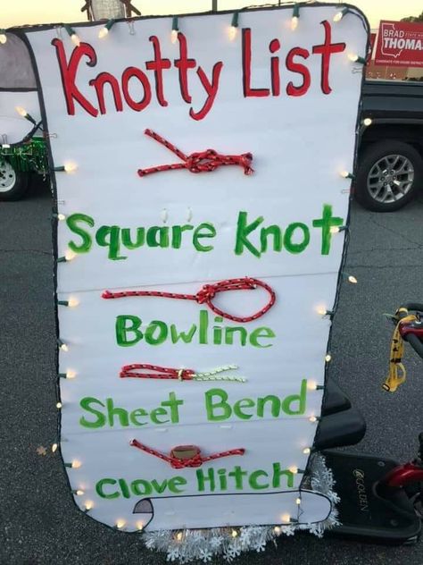 Cub Scout Christmas Parade Float Ideas, Scoutmaster Gift Ideas, Cub Scout Parade Float Ideas, Girl Scout Christmas Parade Float Ideas, Cub Scout Christmas Crafts, Cub Scout Christmas Party, Girl Scout Christmas Party, Scout Christmas Party, Boy Scout Crafts