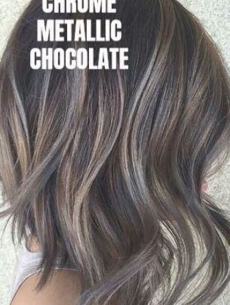 Metallic Brown Hair, Bob Curls, Brown Hair With Silver Highlights, Highlights Bob, Grey Brown Hair, Grey Hair Transformation, Color Highlights, Silver Highlights, Brown Hair With Blonde Highlights