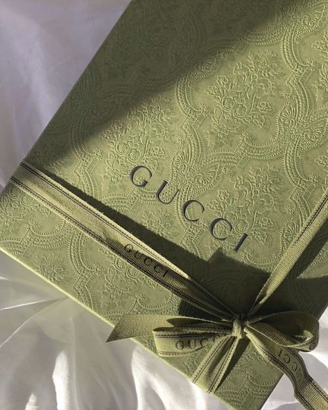 Green Gucci, Green Inspo, Mint Green Aesthetic, Sage Green Wallpaper, Green Pictures, Cream Aesthetic, Outfit Vintage, Luxury Aesthetic, Pretty Packaging