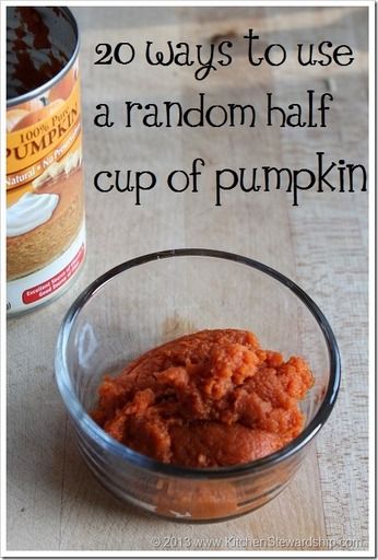 Plan to Eat - 20 Ways to use that Random Half Cup of Pumpkin - MarlaJ Soup Smoothies, Leftover Pumpkin Puree, Harvest Foods, Leftover Pumpkin, Autumn Recipes, Creative Kitchen, Alfredo Pasta, Classic Kitchen, Pumpkin Flavor