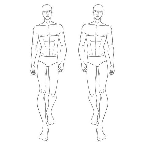 Figurine, Croquis, Male Fashion Model, Figure Template, Croquis Fashion, Fashion Figure Templates, Anaerobic Exercise, Fashion Figure, Fashion Illustrations Techniques