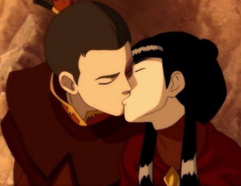 Zuko And Mai, Mai And Zuko, The Last Airbender Characters, Marvel Phone Wallpaper, Prince Zuko, Avatar Picture, Romantic Kiss, Avatar The Last Airbender Art, Avatar Airbender