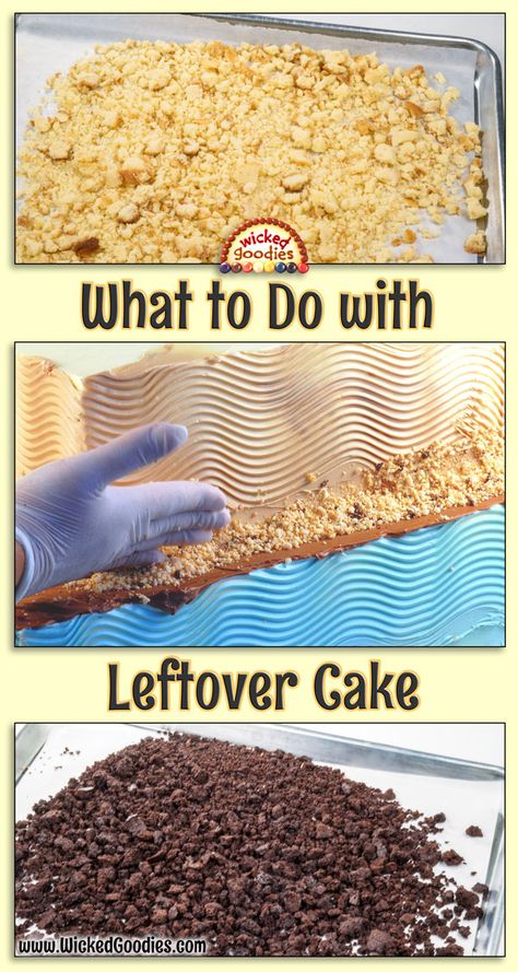 Wicked Goodies | What To Do with Leftover Cake | https://www.wickedgoodies.net Cake Ideas Videos, Leftover Cake Ideas, Leftover Chocolate Cake, Crumb Recipe, Chocolate Desserts Cake, Chocolate Pudding Cake, Chocolate Pound Cake, Cake Templates, Cupcake Recipes Chocolate