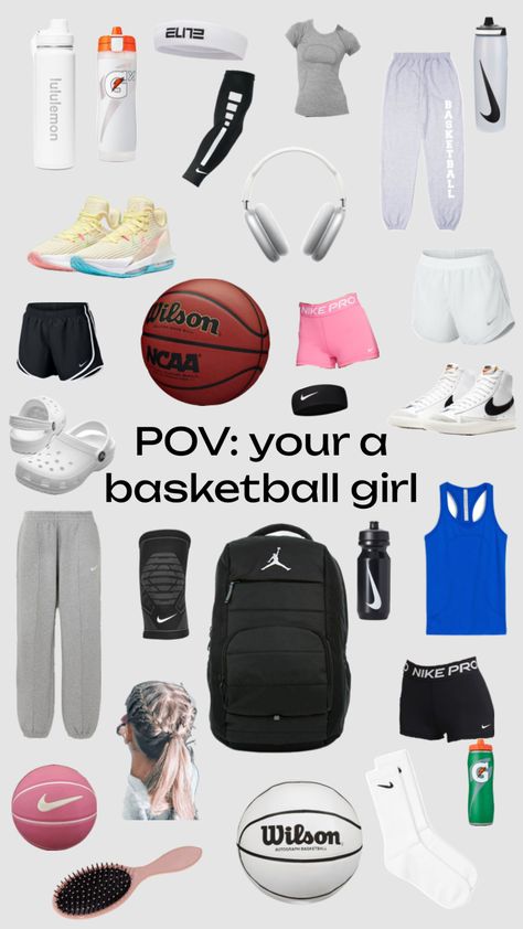 #pov you are basketball girl Basketball Girls Outfits, Basketball Game Outfit Women, Basketball Tryouts, Basketball Game Outfit, Basketball Girl, Volleyball Bag, Basketball Motivation, Casual Sporty Outfits, Girls Basketball Shoes