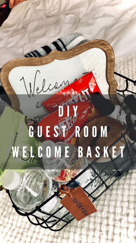 Holiday Home Welcome Basket, Welcome Basket For Guests, Diy Guest Room, Guest Gift Basket, Guest Room Baskets, Guest Welcome Baskets, Guest Room Welcome, Guest Basket, Best Amazon Gifts