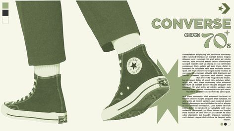 Vintage Converse 70s, Converse Logo Aesthetic, Converse Graphic Design, Converse Illustration, Converse Poster, Canva Shortcuts, Converse Streetwear, Converse Drawing, Converse Chuck 70s