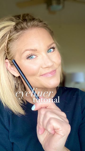 Upper Waterline Eyeliner, Clean Eyeliner, Clean Makeup Eyeliner, Eyeliner Highlighter, Eyeliner For Work, Eyeliner In Your 30s, How To Wear Eyeliner In Your 40's, Eyeliner For Green Eyes, Eyeliner Over 40 For Women