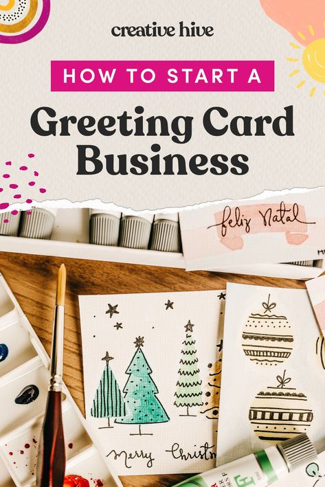 How to start a greeting card businessIf you’re looking to start making and selling greeting cards, read this post first. We’re going to talk about whether there’s still potential in selling them or if it’s not worth your time. Read this blog to learn more. #blogpost #business #businesstips Greeting Card Business Ideas, Card Business Ideas, How To Package Cards To Sell, Card Making Business, Greeting Cards Business, How To Print Business Cards At Home, Diy Cards To Sell, Selling Greeting Cards, Starting A Greeting Card Business