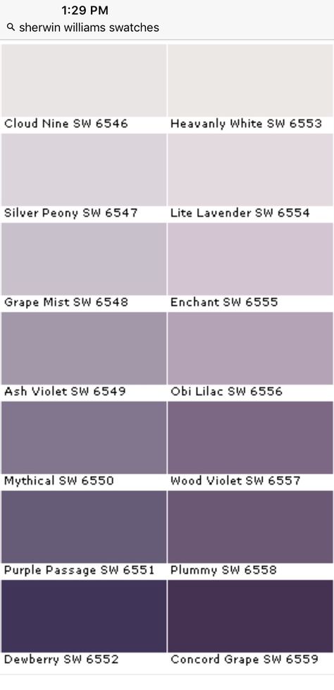 Best Purple Grey Paint Color, Purple Grey Paint Color Bedroom, Sage Purple Bedroom, Room Color Ideas Purple, Purple Bathroom Wall, Best Purple Wall Color, Lavender Office Aesthetic, Silver Purple Paint Color, Purple Painted Bedroom Ideas