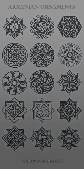 Armenian Pattern Design, Armenian Tattoo, Armenian Pattern, Armenian Design, Armenian Ornaments, Armenian History, Armenian Alphabet, Armenian Culture, Aztec Culture