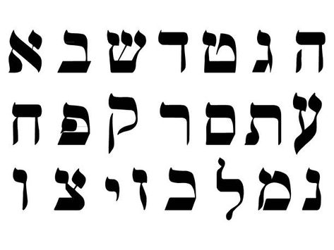 Free Hebrew Fonts, Hebrew Fonts, Hebrew Alphabet Letters, Hebrew Calligraphy, Abc Patterns, Unique Lettering, Digital Calligraphy, Jewish Books, Alphabet Pictures