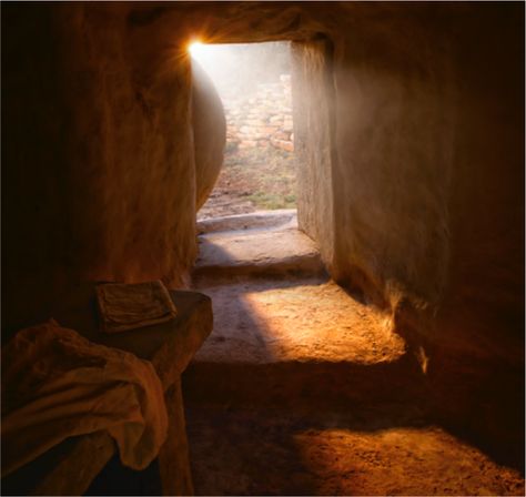 Christ Tomb, Jesus Tomb, Empty Tomb, Pictures Of Christ, Bible Images, Prince Of Peace, Jesus Resurrection, Biblical Art, Open Door