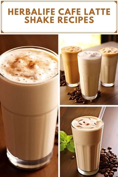 Herbalife Cafe Latte Recipes, Herbalife Coffee Shake Recipes, Cafe Latte Shakeology Recipe, Cafe Latte Recipe, Maple Latte Recipe, Herbal Life Shakes, Peanut Butter Shake, Herbalife Shakes, Quick And Healthy Breakfast