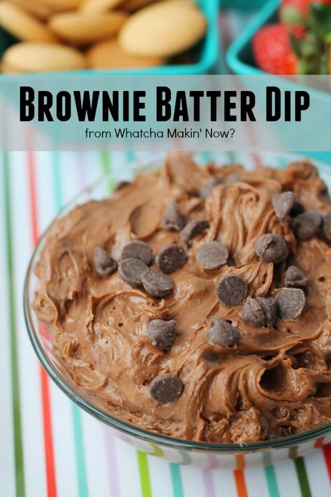 Brownie Batter Dip Brownie Dip, Best Dip Ever, Brownie Batter Dip, Best Dip, Cheesecake Dip, Sweet Dips, Dessert Photography, Dip Recipes Easy, Dessert Dips