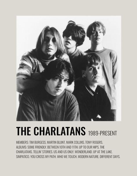 Millie Core, The Charlatans, Music Prints, Music Posters, Band Posters, Room Posters, Music Print, Music Poster, Ideas Style