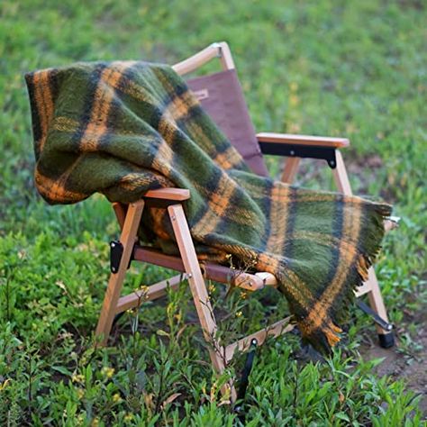 Fall Throw Blanket, Farmhouse Blankets, Green Throw Blanket, Modern Blankets, Plaid Throw Blanket, Tartan Blanket, Green Throw, Chair Outdoor, Plaid Throw