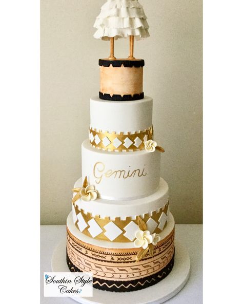 Samoan themed cake Samoan cake Samoan design Birthday cake Samoan Wedding Cake, Samoan Cake, Samoan Wedding, 21st Cakes, Samoan Dress, Island Birthday, Guys 21st Birthday, Wedding Cake Setting, 21st Ideas