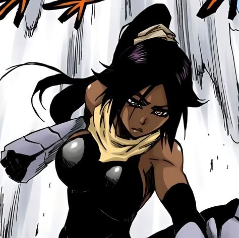 Bleach Bleach Yoruichi Manga, Yoruichi Bleach, Shihouin Yoruichi, Yoruichi Shihouin, Goth Y2k, Bleach Characters, Bleach Art, Black Anime Characters, Bleach Manga