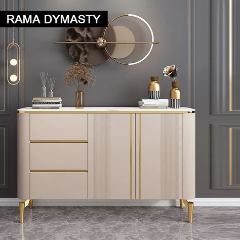 Light Luxury Dining Sideboard Storage Cabinet Living Room Entryway Cabinet Modern Simple Dining Room Marble Dining Side Table - AliExpress Dining Side Table, Storage Cabinet Living Room, Simple Dining Room, Dining Sideboard, Cabinet Living Room, Entryway Cabinet, Cabinet Modern, Entrance Table, Sideboard Storage Cabinet