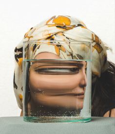 Distortion art on Pinterest Face Through Glass Of Water, Water Distortion Art, Water Distortion Photography, Water Mirror Photography, Glass Of Water Photography, Self Reflection Art, Mirror Distortion, Transparent Photography, Water Distortion