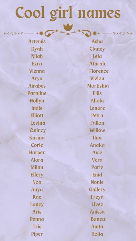 Poetic Names, M Girl Names, Australian Names, Unusual Girl Names, Mystical Names, K Names, Female Character Names, Sweet Baby Names, Best Character Names