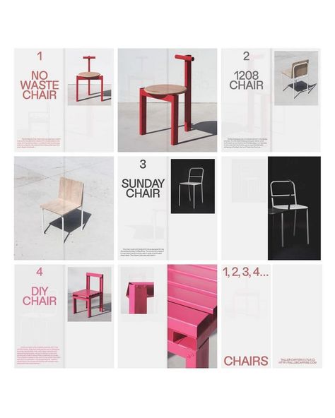 Graphic Design Bot Furniture Exhibition, Furniture Graphic, 포트폴리오 레이아웃, Furniture Design Chair, Web Design Projects, Website Design Layout, Portfolio Layout, Library Design, Editorial Layout