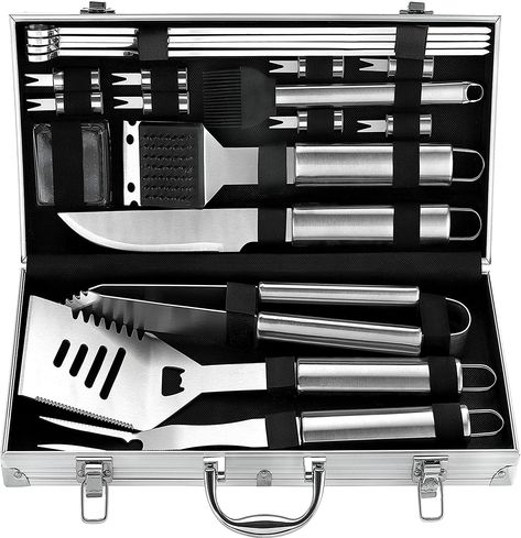 Outdoor Grill Accessories, Grill Kit, Stainless Steel Bbq Grill, Bbq Tool Set, Bbq Set, Camping Grill, Bbq Gifts, Stainless Steel Bbq, Barbecue Tools