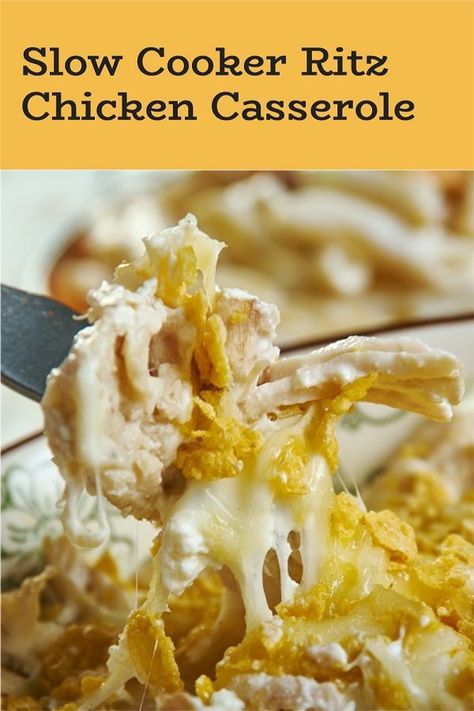 Slow Cooker Ritz Chicken, Crockpot Chicken Casserole, Frozen Chicken Crockpot, Ritz Cracker Chicken Casserole, Ritz Chicken Casserole, Rouladen Recipe, Slow Cooker Chicken Casserole, Casserole Crockpot Recipes, Ritz Chicken