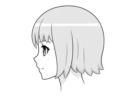 How to Draw Anime Face Side View (With Proportions) Anime Side View Reference, Anime Face Side View, Draw Anime Face, Face Side View Drawing, Face From The Side, Anime Side View, Face Side View, Side View Of Face, Side View Drawing