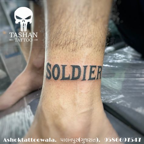 TashanTattoo
AshokTattooWala
S.20. Tirupati plaza
Opp. New bus stand
Near gd modi collage
Palanpur (gujrat)
9586697547
9687533310 Soldier Tattoo, Small Tattoo, Fish Tattoos, Jesus Fish Tattoo, Small Tattoos, Soldier, Silver Bracelet, Tattoos