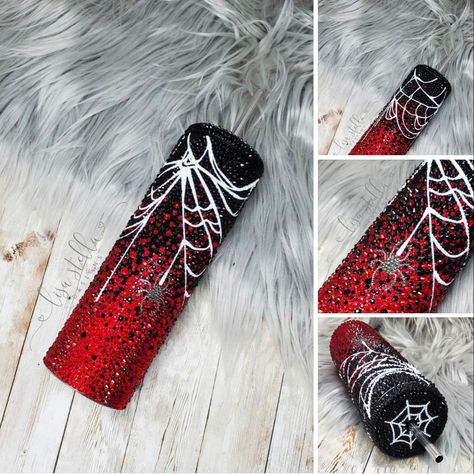 Halloween Glitter Tumbler Ideas, Burgundy Tumbler Ideas, Cute Halloween Tumblers, Fall Tumblers Ideas, Halloween Glitter Tumblers, Halloween Tumbler Ideas, Spiderman Tumbler, Fall Tumblers, Holiday Tumblers