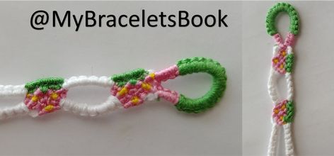 Brain activity, bracelet pattern #133297, strawberry strawberries chain, Knitted wristband chain Strawberry Friendship Bracelet, Brain Activity, Strawberry Pattern, Wristband Bracelet, Brain Activities, Fruit Pattern, Friendship Bracelet Patterns, Bracelet Patterns, Friendship Bracelet