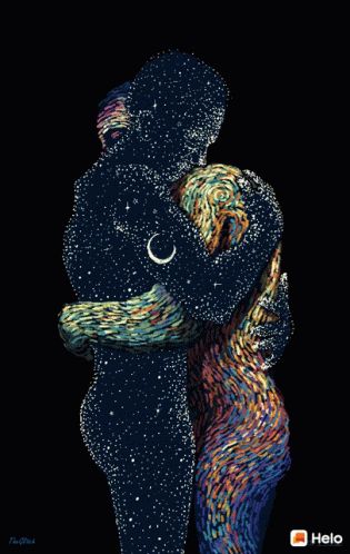 Love Hug GIF - Love Hug In Love - Discover & Share GIFs Art And Illustration, Art Amour, Art Et Illustration, Couple Art, Spiritual Art, Twin Flame, Art Plastique, Artsy Fartsy, Love Art